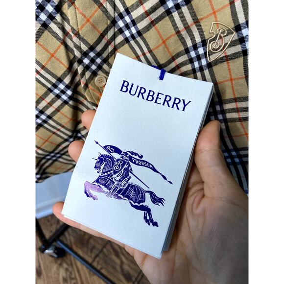 Burberry Checkered Cotton Shirt size 4 - Picture 7 of 10